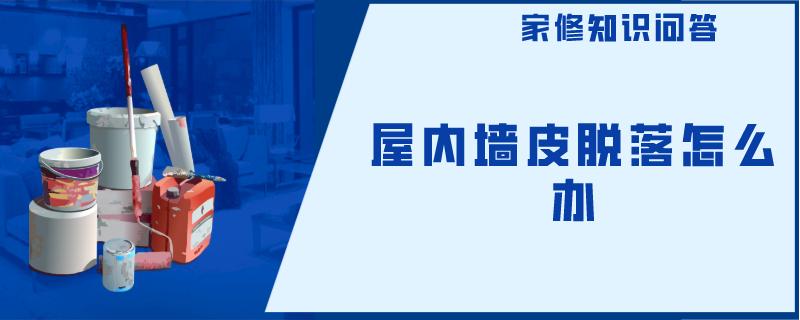 屋内墙皮脱落怎么办